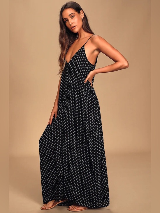Lulus Dresses & Skirts - Lulus Block Print Maxi With Pockets
S/M
